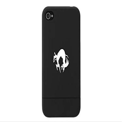 EW Designs Fox Hound Metal Gear Solid Sticker Die Cut Decal for Cell Phone Mobile Bumper Sticker Vinyl Sticker Car Truck Decal 5"