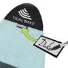 Tidal Wake TAG-IT 60" Round Nose Surf & Wake Board Sock - Soft Wakesurf/Wakeboard Bag with Built-in Name Tab, Customizable Wake Surfboard/Wakeboard Cover Protects Your Board - Sea Foam Green & Gray view 2