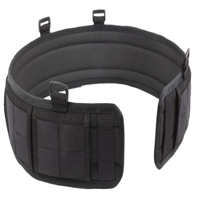 Elite Survival Systems Sidewinder-Slim Padded MOLLE Battle Belt (Black, Large)