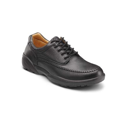 Dr. Comfort Stallion Mens Therapeutic Shoes w/Gel Inserts & Removable Insoles-Extra Depth Diabetic Walking Shoes for Men, Black 13 X-Wide (3E/4E)