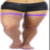 ToBeInStyle Womens Bright and Vibrant Fishnet Thigh High Stockings - Large Net Purple - OSR view 4