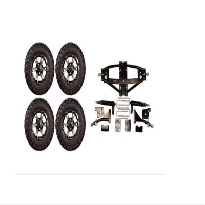 3G Lift Kit Combo with 12" Flash Wheels for Club Car Precedent Golf Carts 2004+