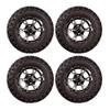 3G Lift Kit Combo with 12" Flash Wheels for Club Car Precedent Golf Carts 2004+ view 2