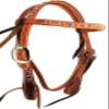 CHALLENGER USA Horse Saddle Tack Bridle Western Leather Headstall Pony 78RT13RB view 1