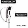 Zipline Podium 14.0 K Downhill Ski Poles - Graphite Kevlar Carbon Composite, Ultra Lightweight, Vibration Dampening, Dual Density Grip, Used by Pro Athletes (White Carbon, 38" in./96 cm) view 2