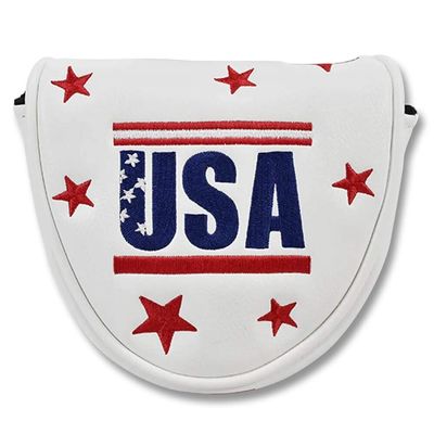 PRG Originals USA Mallet Putter Cover (White)