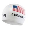 TYR LCSLED100ALL USA Silc Cap Ledecky White All view 1