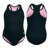 TYR Durafast Lite Ella Maxfit Girls' One Piece Swimsuit - Active Swimwear Designed for Durability and Comfort - Durfast Lite Fabric, UPF 50+, Fully Lined - Navy, 2 view 1