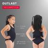 TYR Durafast Lite Ella Maxfit Girls' One Piece Swimsuit - Active Swimwear Designed for Durability and Comfort - Durfast Lite Fabric, UPF 50+, Fully Lined - Navy, 2 view 4