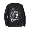 Funny Halloween Coffee Cup Witch Needs Her Brew Mom Women Long Sleeve T-Shirt view 1