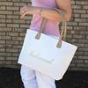 Lillian Rose Gold Bridesmaid Wedding Tote Bag view 2