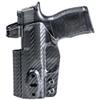 Rounded Tuckable IWB Holster Fits: Glock 43 43X Holster - RH - Carbon Fiber Black Kydex - Concealment Express - American Made view 2