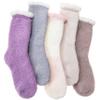 ANTSANG Womens Fuzzy Socks Fluffy Slipper Cozy Cabin Winter Soft Fleece Warm Comfy Thick Christmas Gift Socks (Sweet Colors) view 1