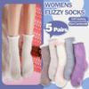 ANTSANG Womens Fuzzy Socks Fluffy Slipper Cozy Cabin Winter Soft Fleece Warm Comfy Thick Christmas Gift Socks (Sweet Colors) view 2