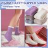 ANTSANG Womens Fuzzy Socks Fluffy Slipper Cozy Cabin Winter Soft Fleece Warm Comfy Thick Christmas Gift Socks (Sweet Colors) view 3
