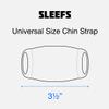 SLEEFS Football Chin Strap Cover - One Size Fits All Cushion - Shield Compatible with Virtually All Helmets - Adult and Youth view 3
