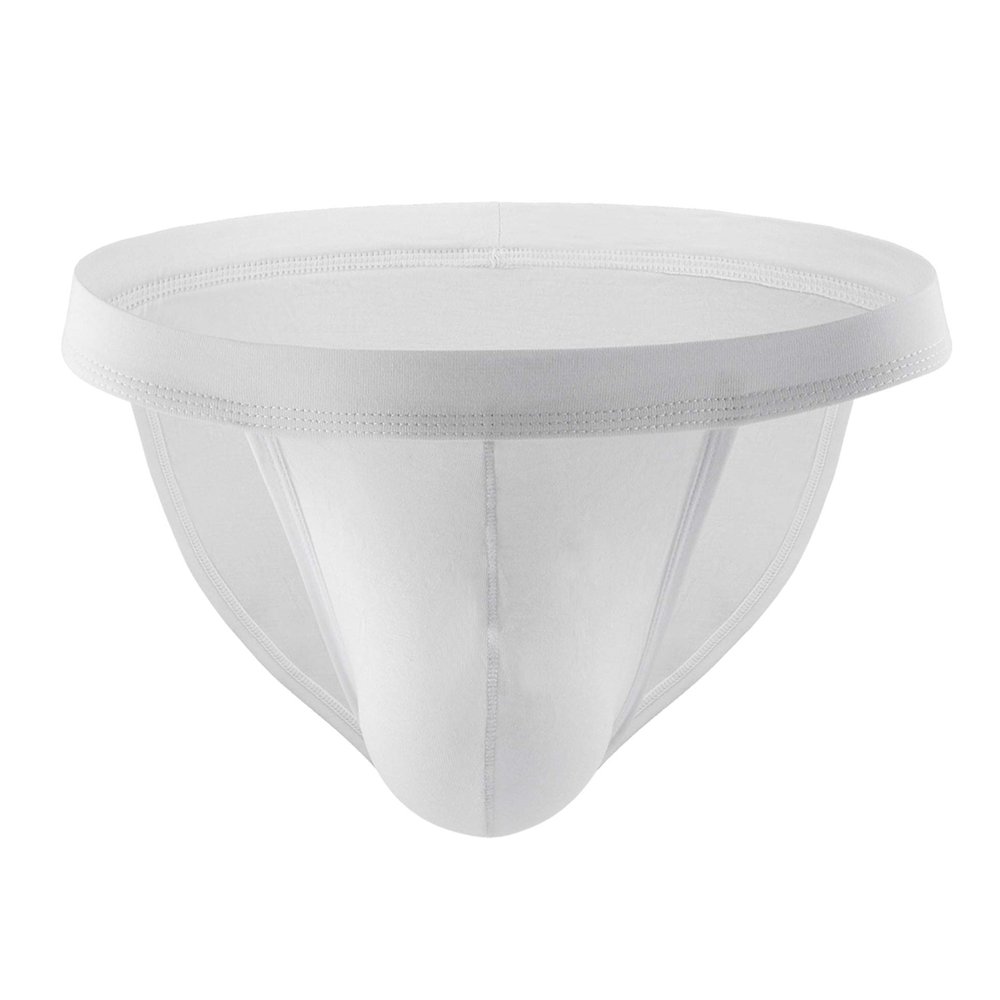 063 Soft fit Modal Solid Briefs (Small / 25.2'', White)