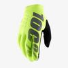 100% Men's Brisker Cold Weather Gloves (FLO YELLOW, SMALL) view 1