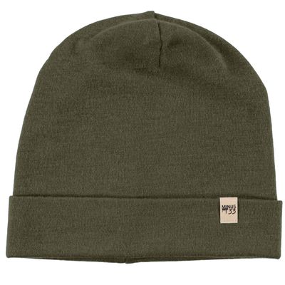 100% Merino Wool Cuff Beanie - Mens & Womens Warm Winter Hat - Watch Cap - Toque - Novelty Beanie - One Size Fits Most - Olive Drab