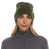 100% Merino Wool Cuff Beanie - Mens & Womens Warm Winter Hat - Watch Cap - Toque - Novelty Beanie - One Size Fits Most - Olive Drab view 3