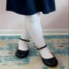 COTTON DAY Kids Girls School Dress Cotton Tights 4-6 Years 2 Pack (White, Size 6) view 4