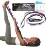 A AZURELIFE Premium Durable Stretch Straps with Loops, Stretching Strap for Physical Therapy, Multi-Loop Yoga Strap Fitness Exercise Strap for Yoga, Pilates, Dance, Flexibility&Exercise view 2