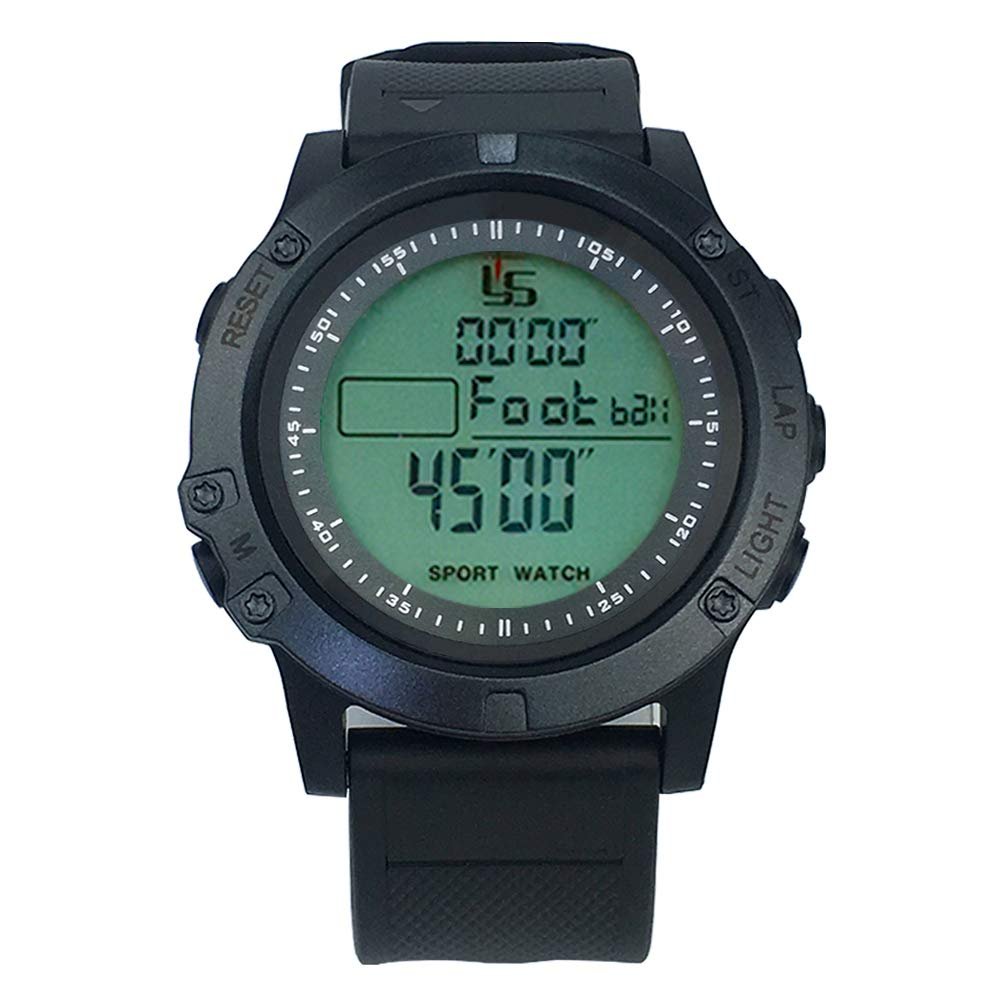 FCXJTU Pro Soccer Referee Watch,100 Lap Memory Stopwatch with Countdown Timer & Silent Mode, 3-Line Backlit Display, 12/24H Clock + Alarm On/Off Sports Watch for Football Officials, Coaches