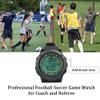 FCXJTU Pro Soccer Referee Watch,100 Lap Memory Stopwatch with Countdown Timer & Silent Mode, 3-Line Backlit Display, 12/24H Clock + Alarm On/Off Sports Watch for Football Officials, Coaches view 3