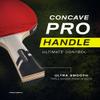 PRO-SPIN Ping Pong Paddles  ITTF Approved Professional Table Tennis Rackets with Carbon Fiber for Superior Control | 7-Ply Blade, Premium Rubber, 2.0mm Sponge (Red, 1-Pack) view 4