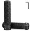 GPMTER Bike Handlebar Grips, Single Lock-on Bicycle Grips Handle Bar End Holding Locking for BMX, Mountain, MTB, Cruiser, Folding Bike, Soft Non-Slip-Rubber Rubber Hand Grip Black view 1