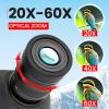 Gosky 20-60x80 Spotting Scope with Phone Adapter, Dual Focusing Waterproof Spotting Scopes for Target Shooting Bird Watching Hunting Wildlife Safari Viewing, BAK4 FMC Spotter Scope with Carrying Case view 2
