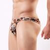 Swbreety Men's Skull Print Seamless Low Waist Mini Bikini Briefs Underwear Pants Orange view 3