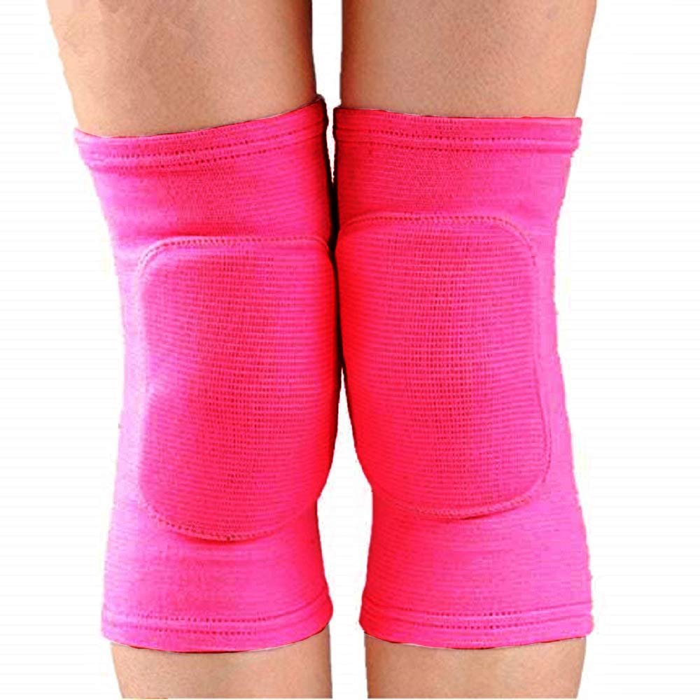 JUMISEE Kids Knee Pad, Anti-Slip Padded Sponge Knee Brace Breathable Flexible Elastic Knee Support for Football Volleyball Dance Skating Basketball Sports