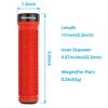 GPMTER Bike Handlebar Grips, Single Lock-on Bicycle Grips Handle Bar End Holding Locking Grips, for BMX, Mountain, MTB, Cruiser, Folding Bike, Soft Non-Slip-Rubber Rubber Hand Grip Red view 2