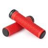 GPMTER Bike Handlebar Grips, Single Lock-on Bicycle Grips Handle Bar End Holding Locking Grips, for BMX, Mountain, MTB, Cruiser, Folding Bike, Soft Non-Slip-Rubber Rubber Hand Grip Red view 3