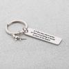 BAUNA Dinosaur Keychains T-Rex Gifts A T-Rex Has Short Arms So That Everything It Holds Is Close to Its Heart Animals Inspirations Quote Jewelry Gift (T-Rex Keychain) view 2