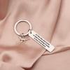 BAUNA Dinosaur Keychains T-Rex Gifts A T-Rex Has Short Arms So That Everything It Holds Is Close to Its Heart Animals Inspirations Quote Jewelry Gift (T-Rex Keychain) view 3