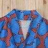 Toddler Baby Girls Kids Fashion African Print Kimono Jacket Longsleeve Cardigan Clothes 1-4 Years Old (3-4 Years Old, Blue) view 4