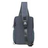 KAUKKO Canvas Messenger Bag Cross Body Shoulder Sling Backpack Travel Hiking Chest Bag (252-1-Blackgrey) view 4
