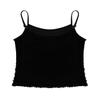 TiaoBug Girls Sparkle Sequins Dance Crop Top Sleeveless Round Neck Camisole Tank Tops Cheer Jazz Performance Shirt Vest Black 8 view 4