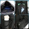 WintMing 75L Hiking Backpack with Rain Cover Waterproof Camping Backpack Shoes Warehouse for Men Women, Frameless (black) view 4