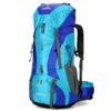 WintMing 75L Hiking Backpack with Rain Cover Waterproof Camping Backpack Shoes Warehouse for Men Women, Frameless (blue) view 1