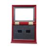 JunningGor Sports Championship Rings Wooden Display case Shadow Box Without Rings (2 Slots) view 1