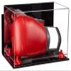 Better Display Cases Acrylic Catchers Glove Display Case with Mirror Case, Red Risers , Wall Mount and Clear Base (A011/V16) view 1