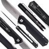 Firebird GANZO FH11S-BK Pocket Folding Knife G10 Anti-Slip Handle with Clip D2 Steel Blade Hunting Fishing Camping Gear Outdoor Folder EDC Pocket Knife (Black) view 3