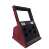 JunningGor Sports Championship Rings Wooden Display case Shadow Box Without Rings (5 Slots) view 1