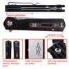 Firebird GANZO FH11S-CF Pocket Folding Knife Carbon Fiber Handle D2 Steel Blade with Clip Hunting Camping Outdoor EDC Knife (CF Black) view 4