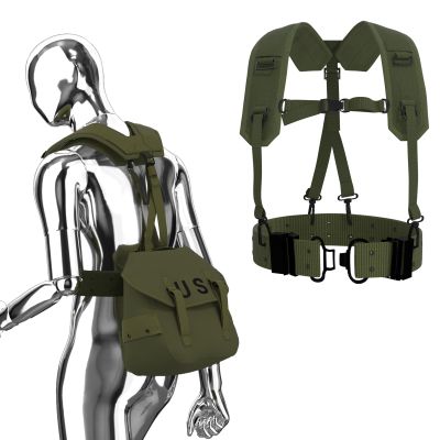 MT Multipurpose Military Alice Butt Pack, Molle Webbing Sling Bag for Daily Commuter Backpack Olive Drab