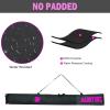 AUMTISC Ski Bag and Boot Bag Combo, Ski Travel Bags for Flying with Shoulder Strap, Waterproof Snow Ski Boot Bag Set for Skis Up to 200cm and Boots Up to Size 13 (No Padded, Rose) view 2