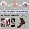 Mens Brown Athletic Quarter Ankle Socks, Cotton & Pearl-Fiber Low Crew Dress Socks Odor-Eater Moisture-Wicking Soft Cozy Breathable Sock for Sweaty Feet (4 Pack) view 4